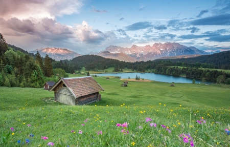 阿爾卑斯山風景4k高清壁紙3840x2160